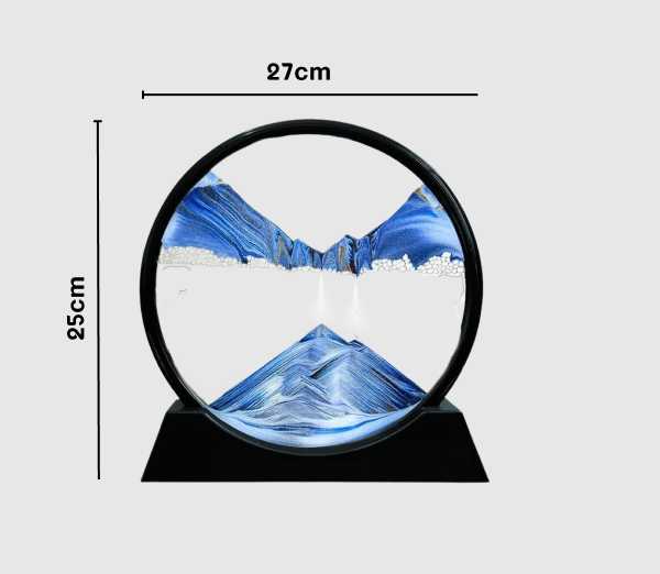 Blue Hourglass decor